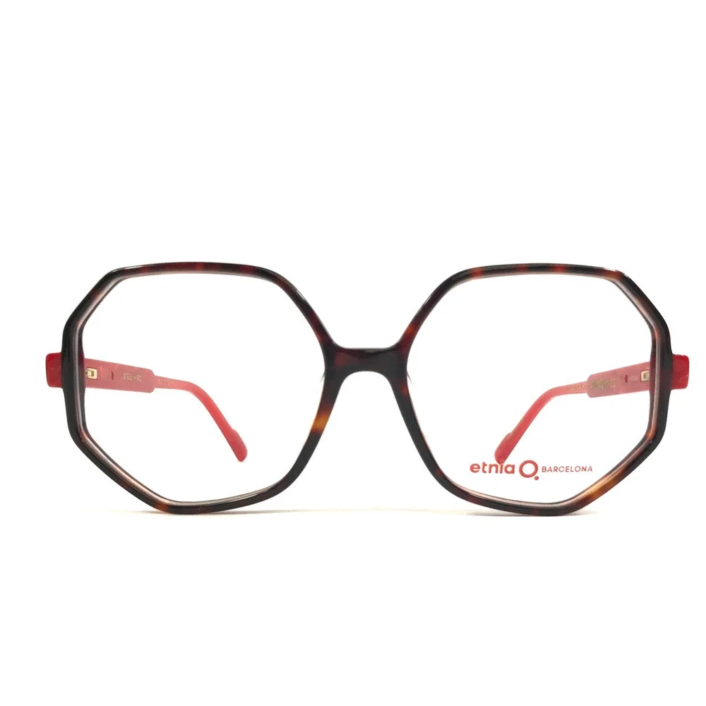 Etnia Barcelona Eyeglasses Frames STELE HVRD Havana Red Full Rim 56-16-138